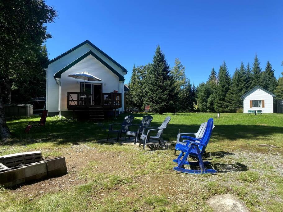 Le Jazz- Chalet Rustique/Chic Avec Spa Notre-Dame-Des-Bois Dış mekan fotoğraf