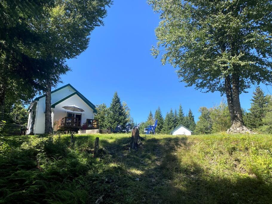 Le Jazz- Chalet Rustique/Chic Avec Spa Notre-Dame-Des-Bois Dış mekan fotoğraf