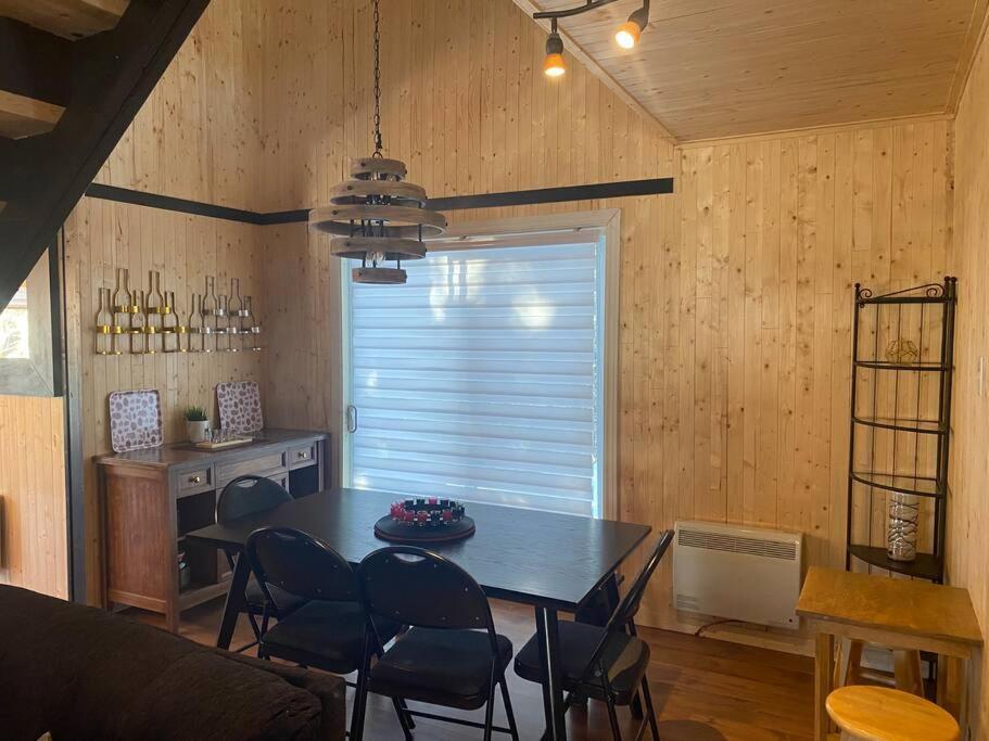 Le Jazz- Chalet Rustique/Chic Avec Spa Notre-Dame-Des-Bois Dış mekan fotoğraf