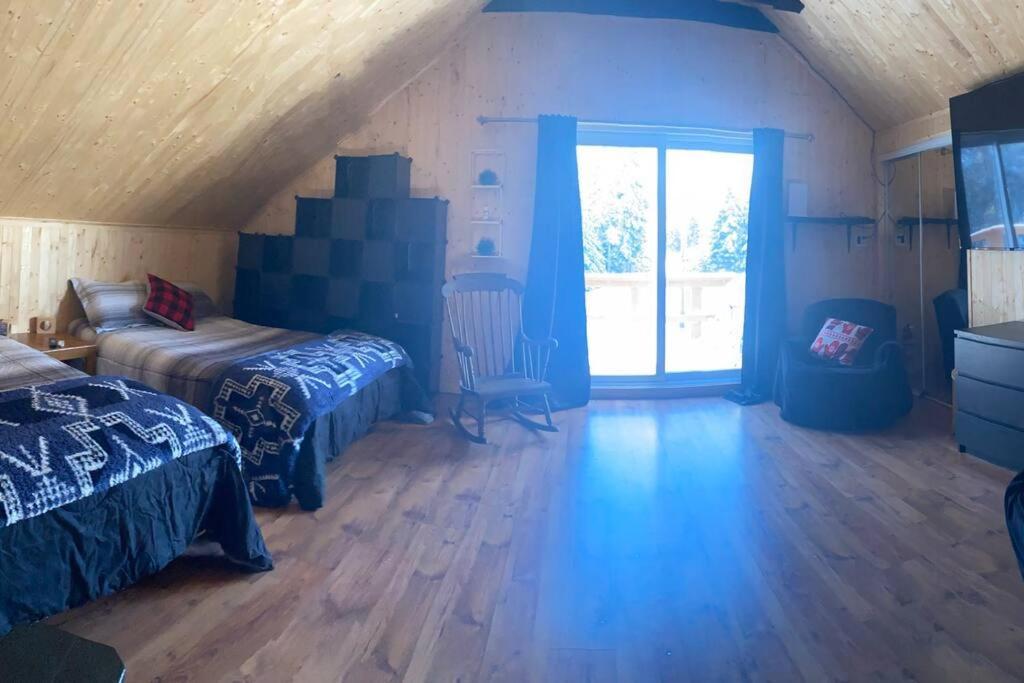 Le Jazz- Chalet Rustique/Chic Avec Spa Notre-Dame-Des-Bois Dış mekan fotoğraf