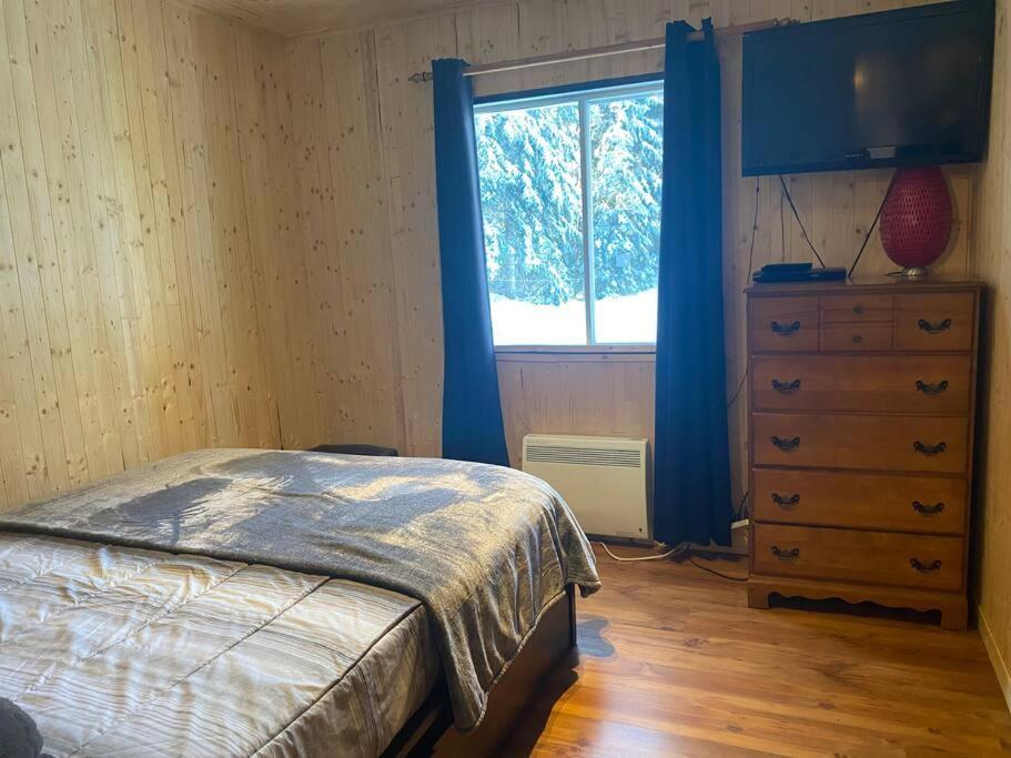 Le Jazz- Chalet Rustique/Chic Avec Spa Notre-Dame-Des-Bois Dış mekan fotoğraf