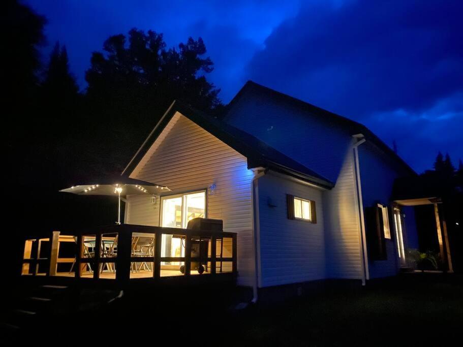 Le Jazz- Chalet Rustique/Chic Avec Spa Notre-Dame-Des-Bois Dış mekan fotoğraf